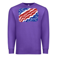Purple Patriotic tie dye background 4th of july Premium Sweatshirt - CowGirlArtShop