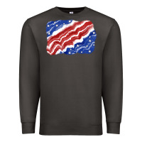 Smoke Patriotic tie dye background 4th of july Premium Sweatshirt - CowGirlArtShop