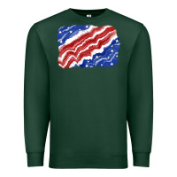 Sports Green Patriotic tie dye background 4th of july Premium Sweatshirt - CowGirlArtShop