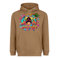 Toasted Coconut hot mom summer with messy bun Heavyweight Hoodie - texasbilliewilder