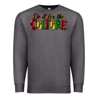Charcoal Heather do it for the culture juneteenth Premium Sweatshirt - HRA Design Shop