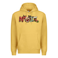 Antique Gold noel with sock and reindeer Premium Hoodie - AdoDesignShop