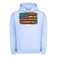 Pigment Grape Ice Christmas american flag Urban Hoodie - NancyCooperArtShop