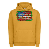 Pigment Peanut Butter Christmas american flag Urban Hoodie - NancyCooperArtShop