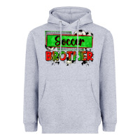Heather Grey soccer brother Heavyweight Hoodie - Zillion Design Studio
