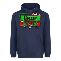 Navy soccer brother Heavyweight Hoodie - Zillion Design Studio