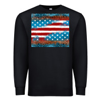 Black Leopard glitter American flag tumbler Premium Sweatshirt - Neo Western