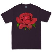 Plum Oklahoma Rose Illustrations Premium Tee - LillyAllenDesigns