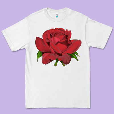 Oklahoma Rose Illustrations Premium Tee Designed By Lillyallendesigns