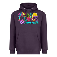Plum i love summer Heavyweight Hoodie - texasbilliewilder
