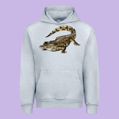 Crocodile Urban Hoodie Designed By Lillyallendesigns