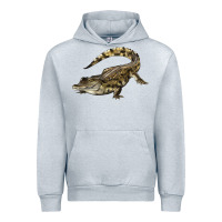 Heather Grey crocodile Urban Hoodie - LillyAllenDesigns