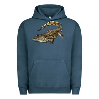 Pigment Midnight Navy crocodile Urban Hoodie - LillyAllenDesigns