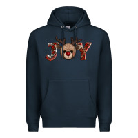 Navy joy reindeer Premium Hoodie - AdoDesignShop