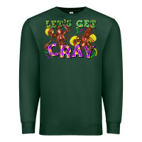 Sports Green let's get cray Premium Sweatshirt - FaDigitalArtStudio