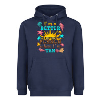 Navy i m a better person when i m tan Heavyweight Hoodie - texasbilliewilder