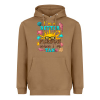 Toasted Coconut i m a better person when i m tan Heavyweight Hoodie - texasbilliewilder
