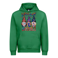 Emerald Chilling with my gnomies with usa Urban Hoodie - NancyCooperArtShop