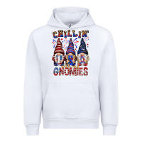 Chilling With My Gnomies With Usa Urban Hoodie | Teevron
