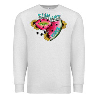 Oatmeal Heather summer vibes Premium Sweatshirt - SublimationCraftShop