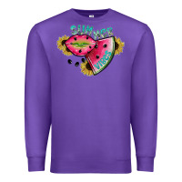 Purple summer vibes Premium Sweatshirt - SublimationCraftShop