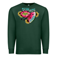 Sports Green summer vibes Premium Sweatshirt - SublimationCraftShop