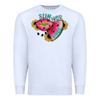 White summer vibes Premium Sweatshirt - SublimationCraftShop