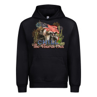 Black chill the fourth out cows 4th july america Urban Hoodie - NancyCooperArtShop