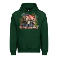 Forest Green chill the fourth out cows 4th july america Urban Hoodie - NancyCooperArtShop