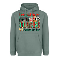 Sage i'm just here for the snacks #soccer  brother Heavyweight Hoodie - Zillion Design Studio
