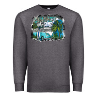 Charcoal Heather summer vibes Premium Sweatshirt - SublimationCraftShop