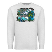 Oatmeal Heather summer vibes Premium Sweatshirt - SublimationCraftShop