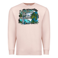Pale Pink summer vibes Premium Sweatshirt - SublimationCraftShop