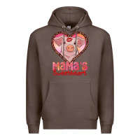 Coffee mama's sweetheart baby pig Premium Hoodie - AdoDesignShop