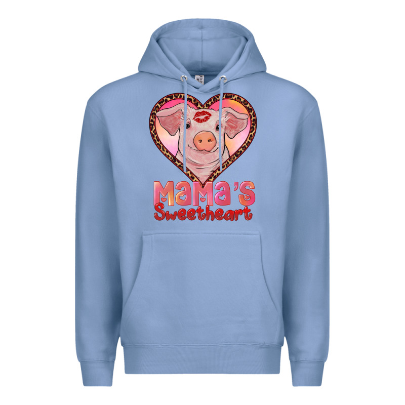 Mama's Sweetheart Baby Pig Premium Hoodie by AdoDesignShop | Teevron