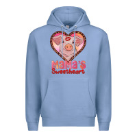 Colony Blue mama's sweetheart baby pig Premium Hoodie - AdoDesignShop