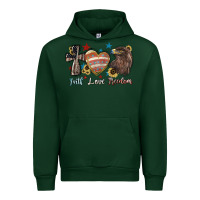 Forest Green faith love freedom usa Urban Hoodie - NancyCooperArtShop
