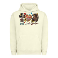 Pigment Pistachio faith love freedom usa Urban Hoodie - NancyCooperArtShop