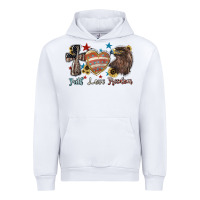 White faith love freedom usa Urban Hoodie - NancyCooperArtShop