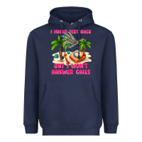 Navy i might text back Heavyweight Hoodie - texasbilliewilder