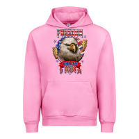 Fuchsia Pink freedom born free tour 1776 Urban Hoodie - NancyCooperArtShop