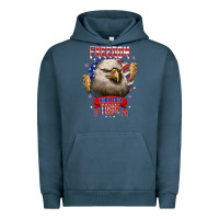 Pigment Midnight Navy freedom born free tour 1776 Urban Hoodie - NancyCooperArtShop