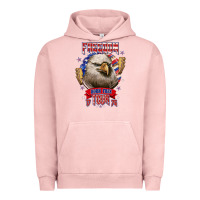 Pigment Salmon freedom born free tour 1776 Urban Hoodie - NancyCooperArtShop