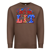 Chestnut Let's get lit 4th of July Premium Sweatshirt - Neo Western