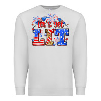 Dove Grey Let's get lit 4th of July Premium Sweatshirt - Neo Western