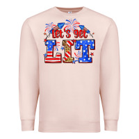 Pale Pink Let's get lit 4th of July Premium Sweatshirt - Neo Western
