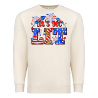 Sandshell Let's get lit 4th of July Premium Sweatshirt - Neo Western
