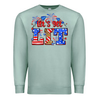 Seafoam Let's get lit 4th of July Premium Sweatshirt - Neo Western