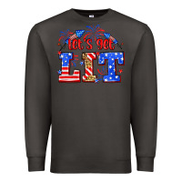 Smoke Let's get lit 4th of July Premium Sweatshirt - Neo Western