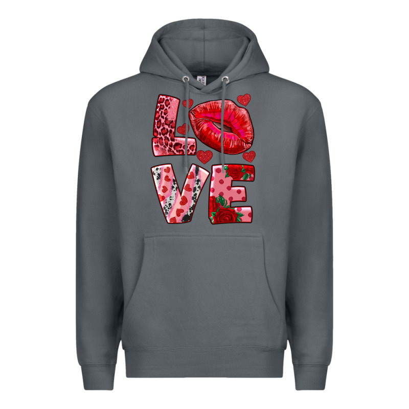 Love Kiss Premium Hoodie by AdoDesignShop | Teevron
